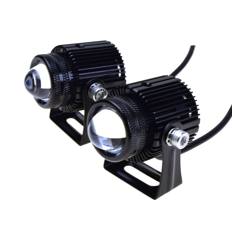 2023 New High Low Beam Led Fog Lamp 6000K 3000K Dual Color 24 Volt 40W SUV ATV 30V Round  Off Road Mini Led Driving Light