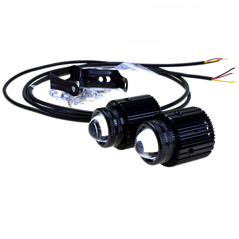 2023 New High Low Beam Led Fog Lamp 6000K 3000K Dual Color 24 Volt 40W SUV ATV 30V Round  Off Road Mini Led Driving Light