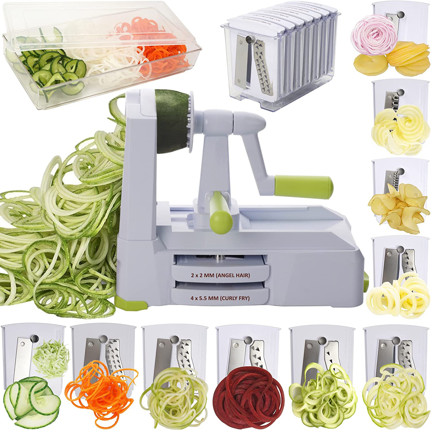 Wholesale Zucchini Pasta Noodle Spaghetti Maker Spiral Vegetable Slicer,Vegetable Spiralizer And Cutter Carrot Slicer