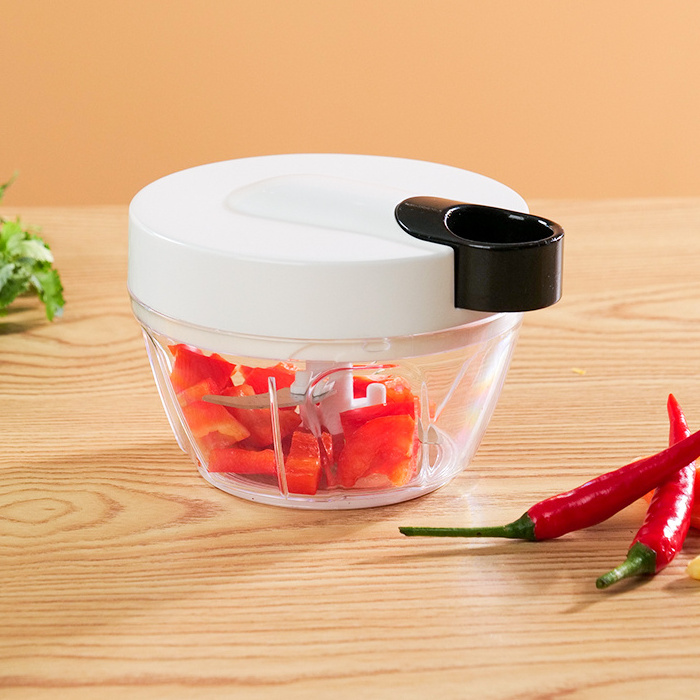 Kitchen Accessories Hand Held Manual Food Processor Vegetables Slicer Mini Manual Food Chopper