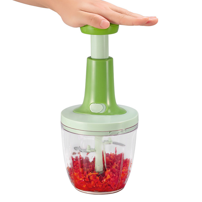 Wholesale kitchen multifunction handheld food chopper pressed garlic chopper