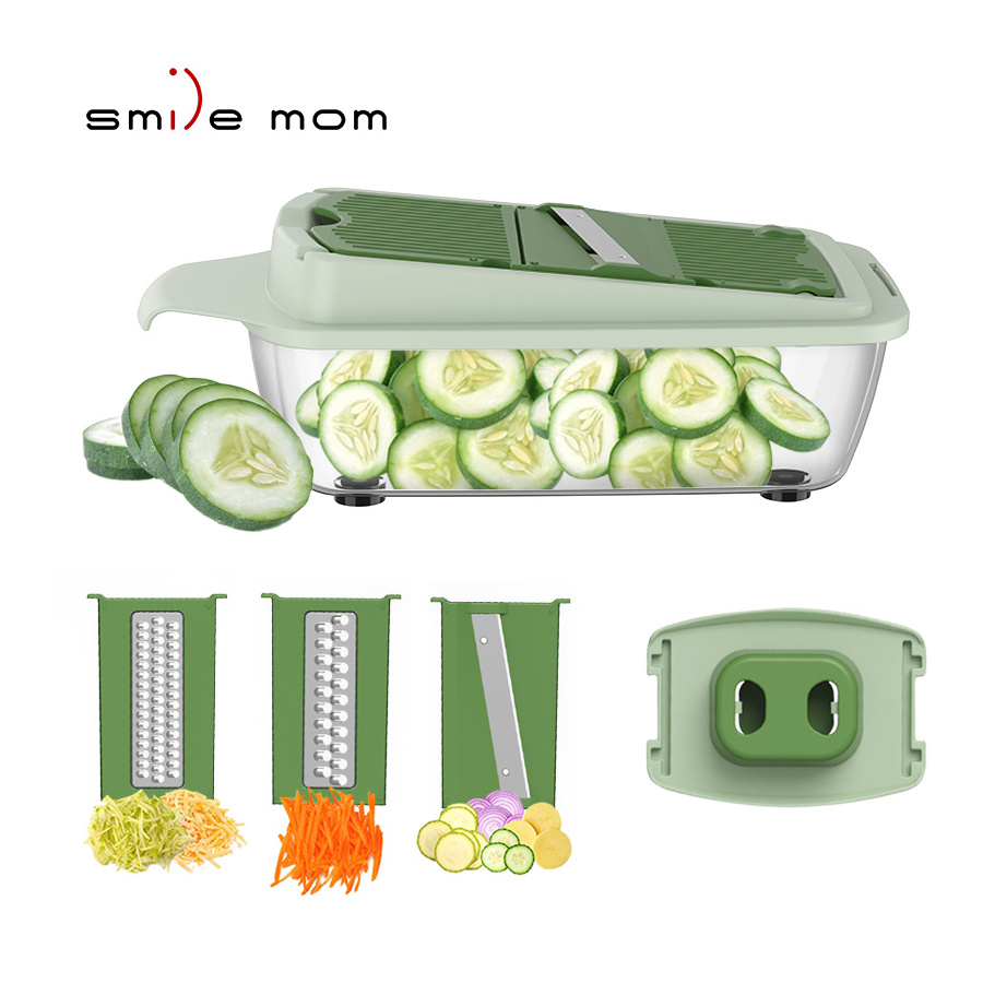 Wholesale Stainless Steel Multifunctional Manual Vegetable and Fruit Slicer Kitchen Tools Cutter