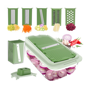 Wholesale Stainless Steel Multifunctional Manual Vegetable and Fruit Slicer Kitchen Tools Cutter