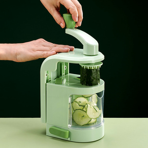 Vegetable Spiral Slicer 4 Blade Vegetable Spiralizer Handheld Spiral Cutter