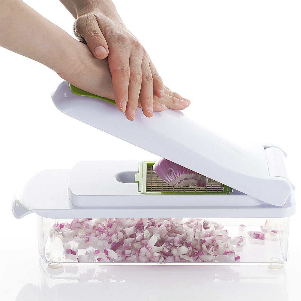 6 in 1 Vegetable Kitchen Accessories Mandolin Grater Onion Chopper Dicer Julienne Vegetable Slicer