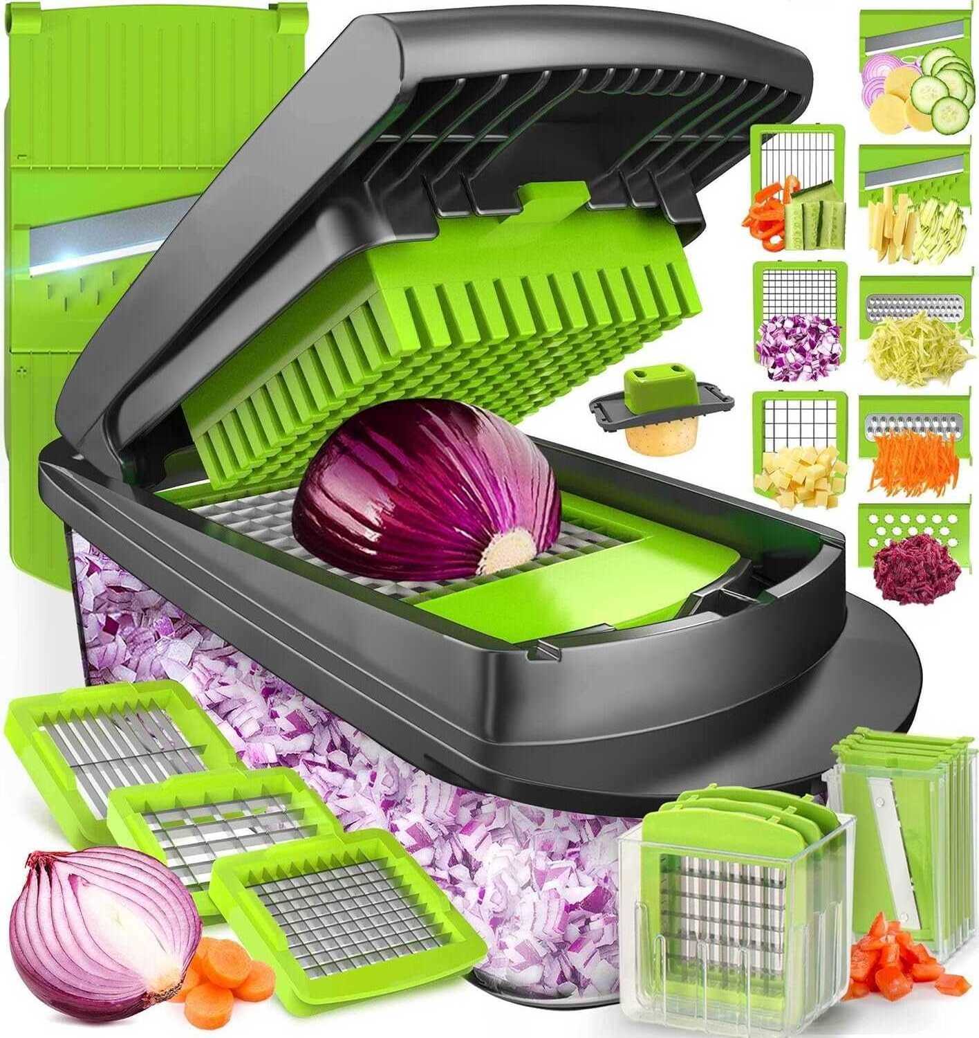 Hot Selling Kitchen Accessories Manual Mandoline Slicer Food Onion Cutter Veggie Dicer Multifunctional Vegetable Chopper