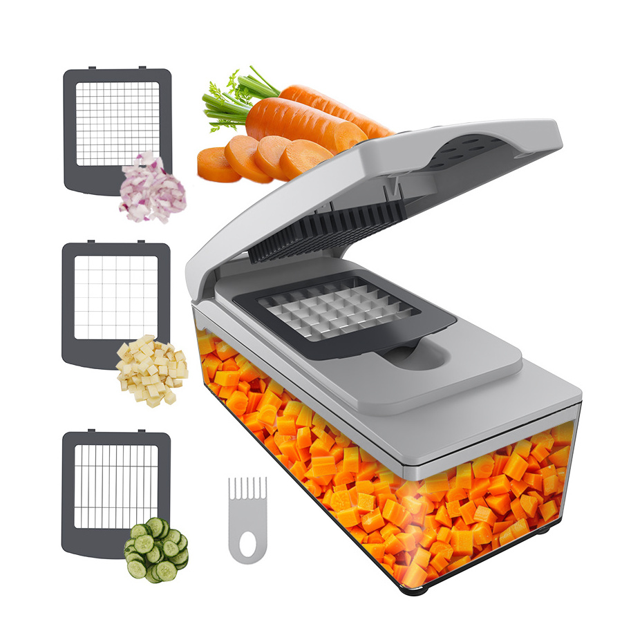 Professional Multifunctional Kitchen Accessories Fruit & Vegetable Food Chopper with Egg Slicer for Home Us