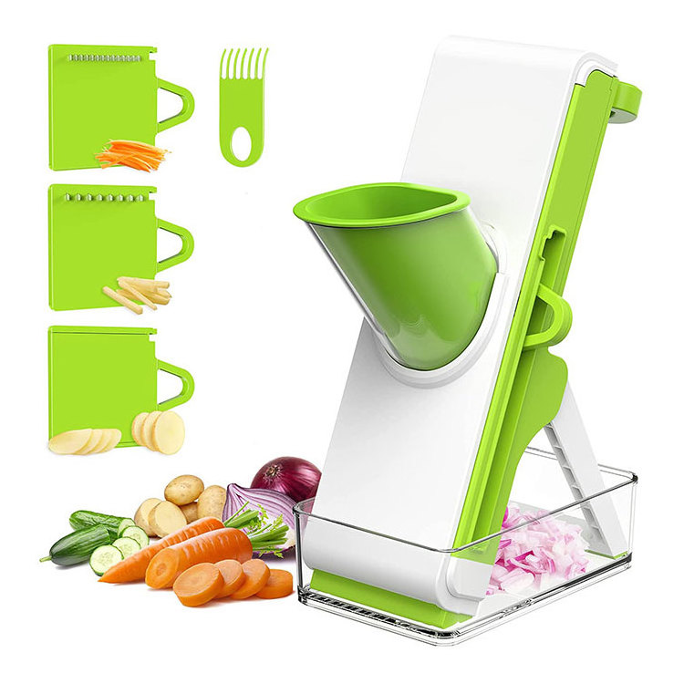 Kitchen tool plastic multi-slicer vegetable chopper cutting tool mandoline slicer