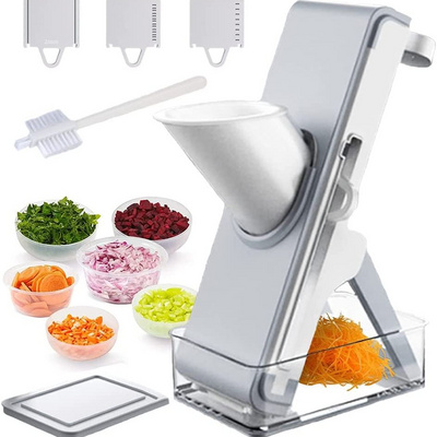 Smile mom 3 in 1 multi-function adjustable mandoline slicer safe vegetable slicer