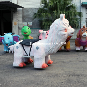 Shopping mall electric animal walking dinosaur riding toy ride on animal to rent