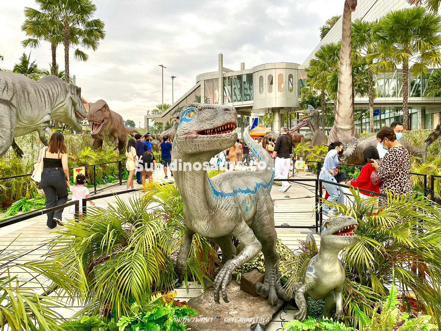 Water Spraying Diplosaurus Professional Jungle Playground Animated Animatronic Dinosaur Full Size Model for Sale