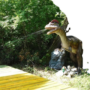 Water Spraying Diplosaurus Professional Jungle Playground Animated Animatronic Dinosaur Full Size Model for Sale