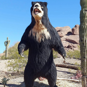 Animatronic Bear Model Theme Park Interactive Realistic Bear Statue Animatronic Animal