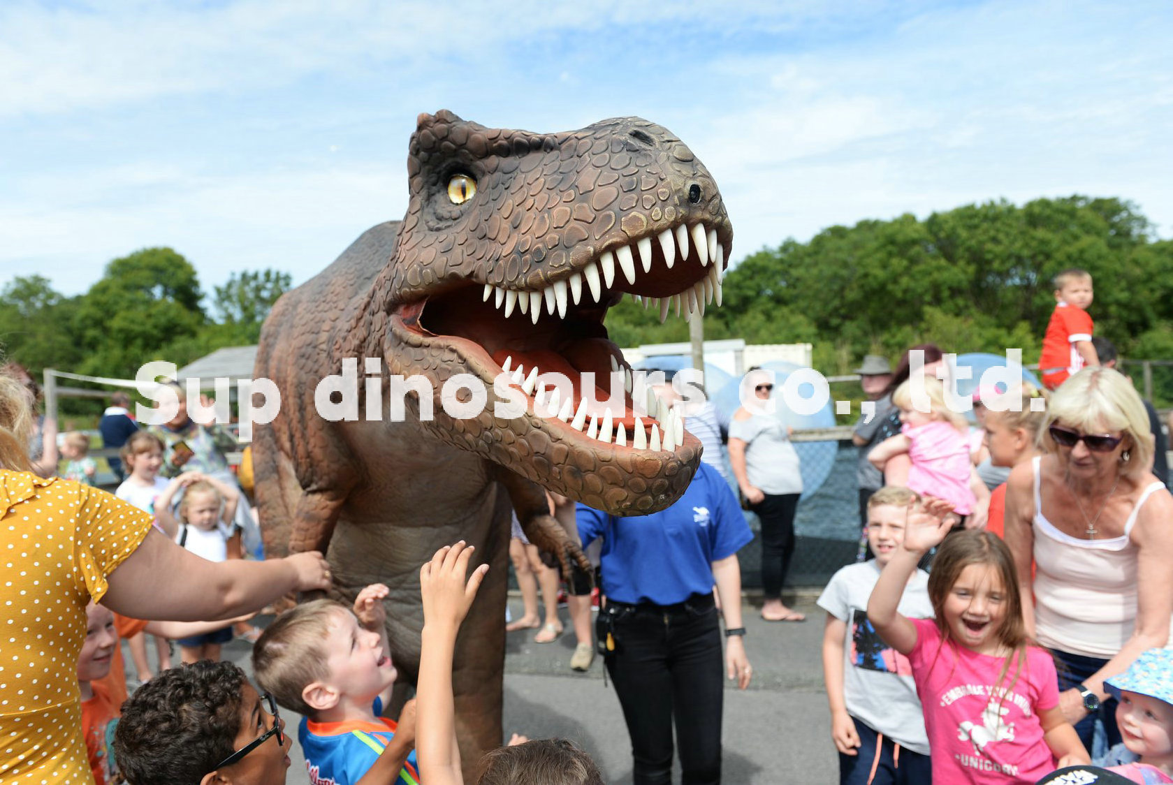 Jurassic World Real Size Dinosaur Walking Suit Mascot Costume