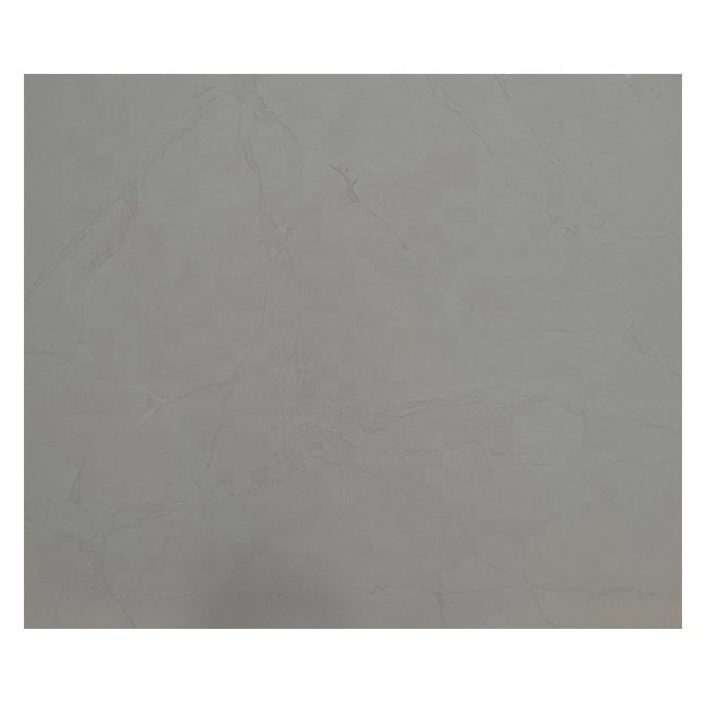 Calacatta White Quartz Slabs Faux Marble Stone For Kitchen Countertop Table Top Vanity Top