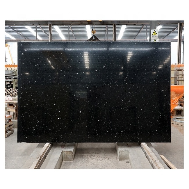 Factory Price Artificial Granite Black With gold dots Stone Countertops Table Tops Kitchen Countertop