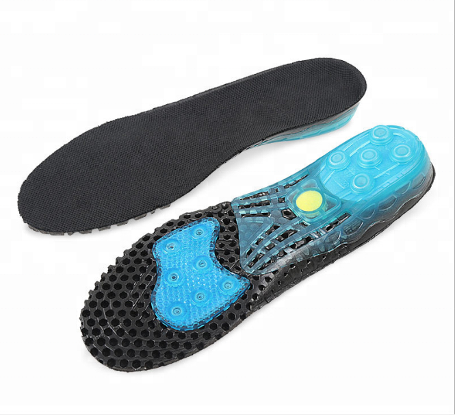 Sport Shoes Liquid Filled Carbon Cell Heated Vibrating Insoles