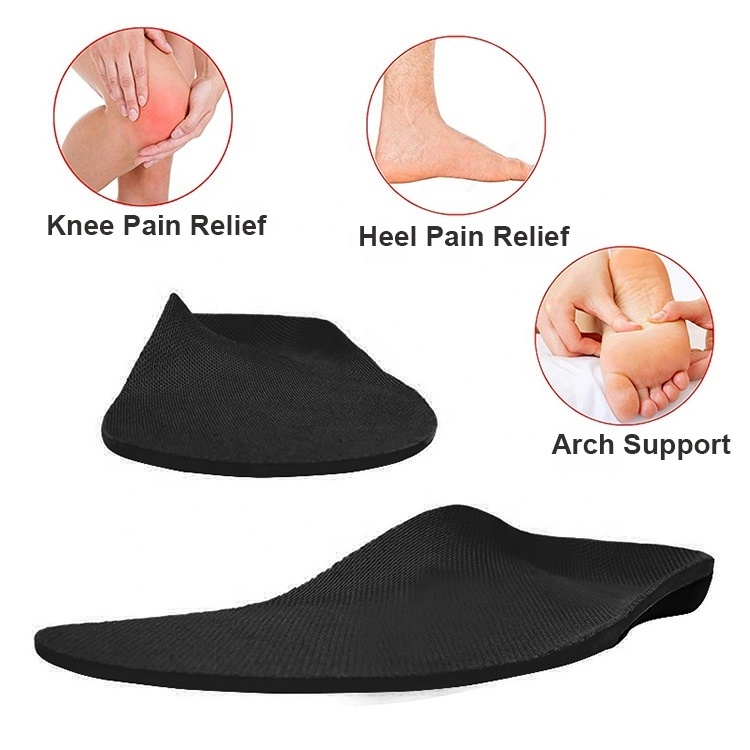 Plantar fasciitis Custom Orthopedic Shoe Inserts Removable Corrective Insoles