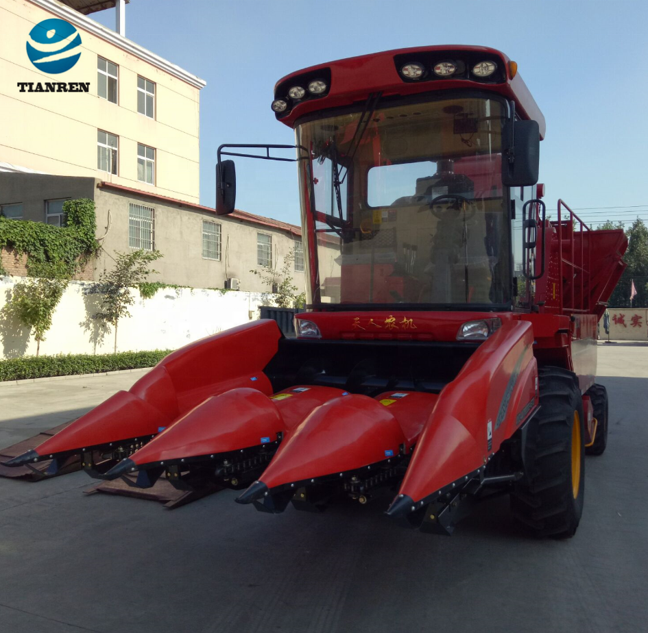 TIANREN 3 - 7 Rows Maize Harvester Combine Harvester