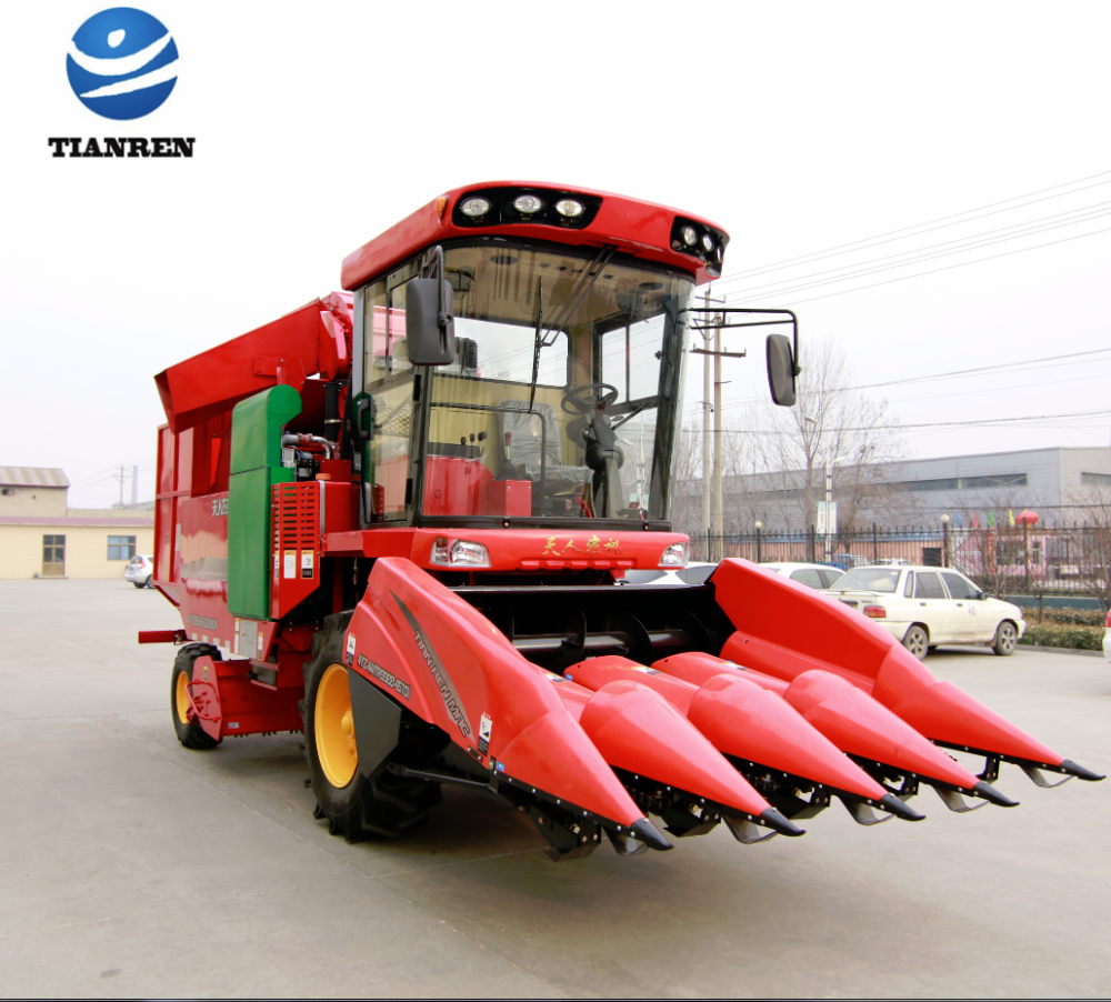 TIANREN 4 Row Small Corn Seed Combine Harvester