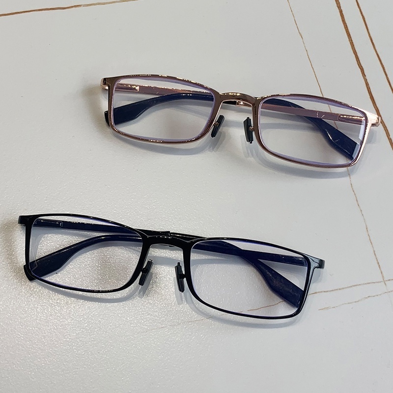 H011 Portable with case metal frame presbyopia 250 blue ray supplier wholesale glasses women corrective Reading Glasses