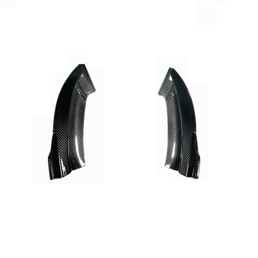 Dry Carbon Fiber W205 Rear Bumper Lip Diffuser Rear Lip For Mercedes-Benz AMG W205 C63 2015-2021 Rear Diffuser