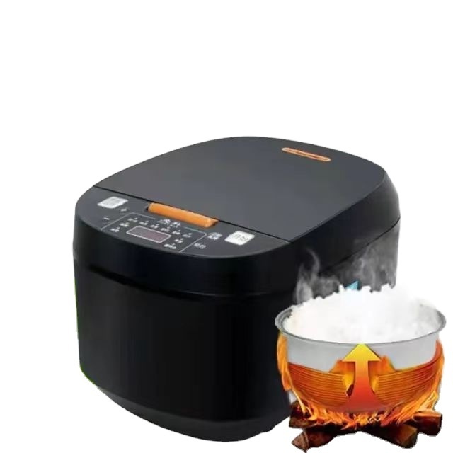 Multi 5L 900W black large capacity  rice cooker stainless steel inner pot feed the whole family