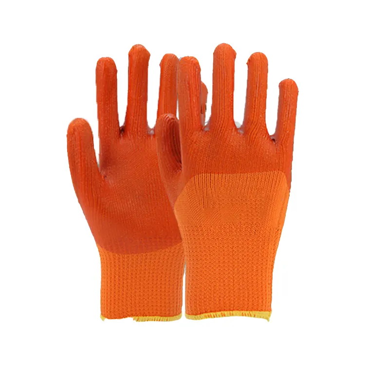 100% Cotton Nitrile Coated Industrial Safety Gloves En388 Labour Safety Gloves Work PU Coated Mining Flex Nylon Spandex Gloves