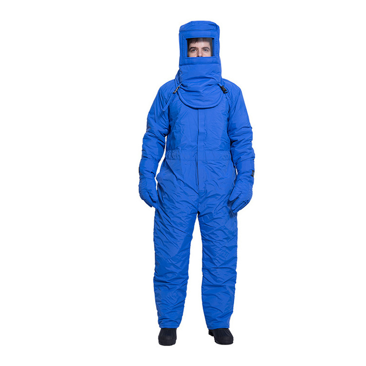 Latest Style Low Temperature Coverall Anti-Static Safety Protective Clothing LNG Filling Station Liquid Nitrogen Insulated Suit