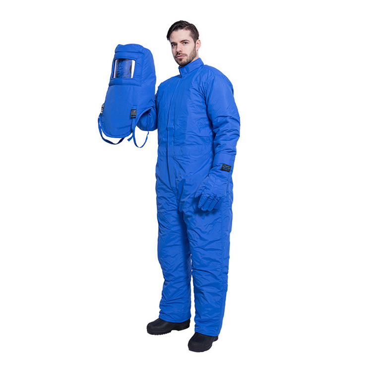 Latest Style Low Temperature Coverall Anti-Static Safety Protective Clothing LNG Filling Station Liquid Nitrogen Insulated Suit