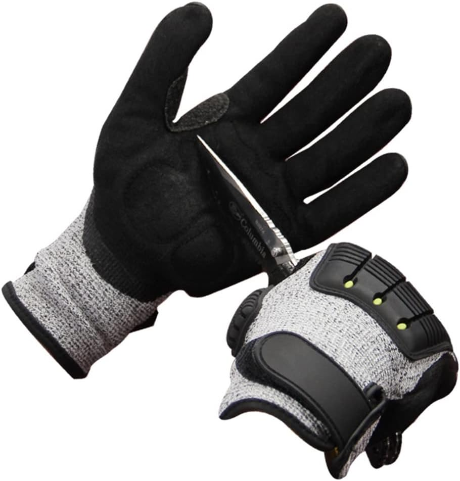 OEM PPE Safety Gloves with Anti-Collision High Impact Resistant Work Gloves Knitted TPE and Nitrile/Rubber/TPR Materials