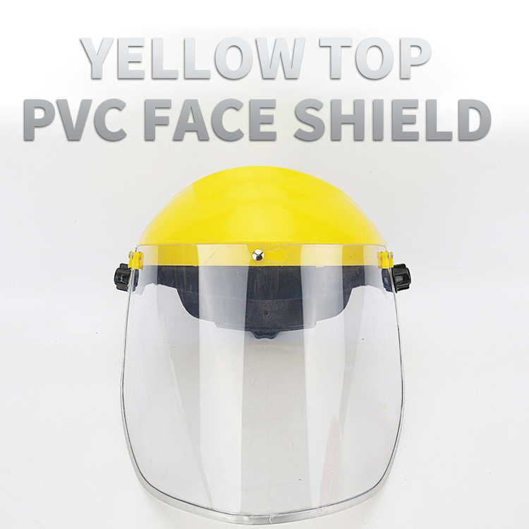 PVC Face Shield for Cutting and Grinding Garden Anti-Impact Shield for Protective Workwear