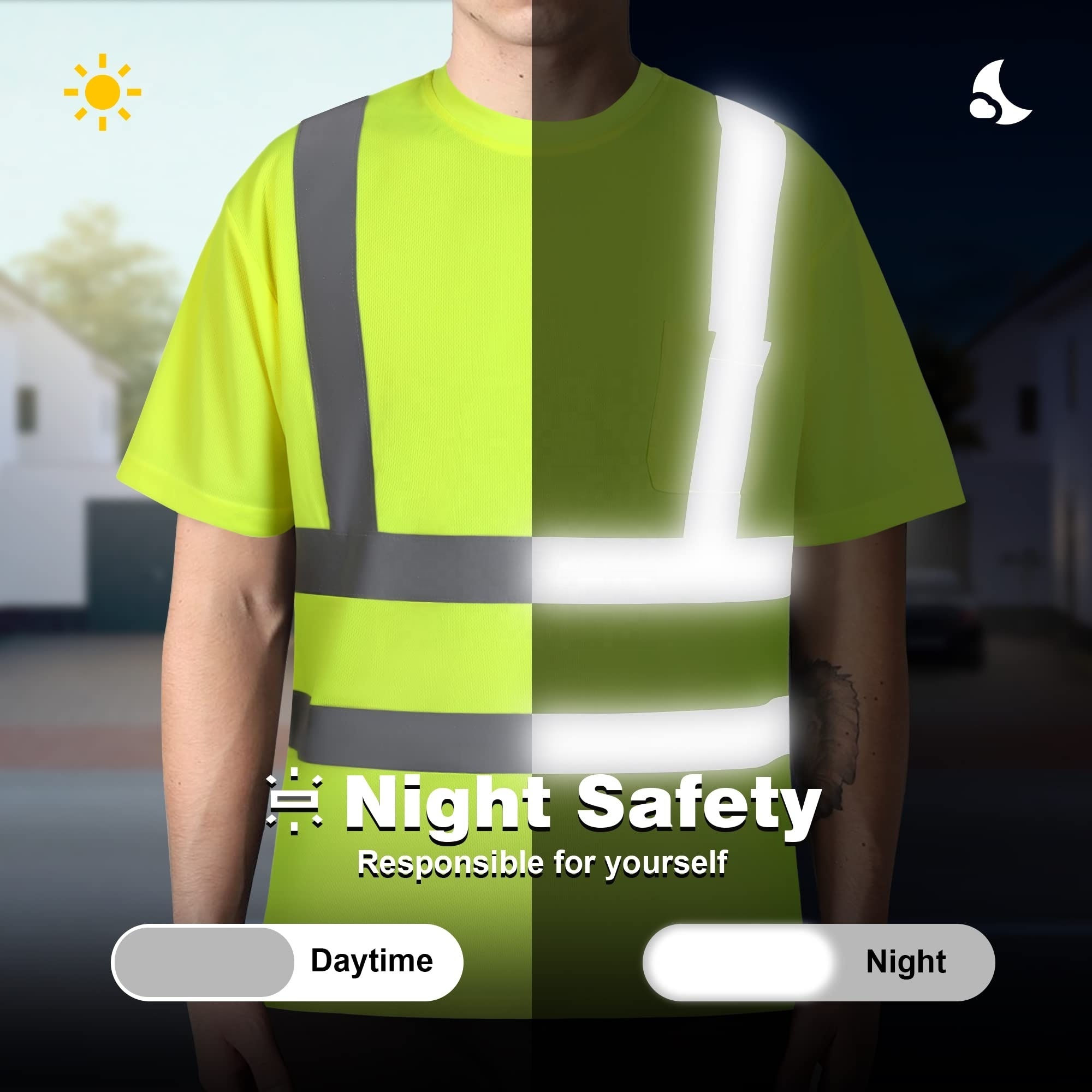 Custom LogHigh Visibility 100% Polyester Safety Shirt Reflective Polo Shirts Work Wear Shirts Mens Reflective Safety Clothing