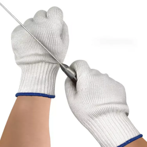 Stainless Steel Wire Level 5 Cut-Resistant Butcher Work Gloves Protective Metal Mesh Glove Cutting Meat Anti-Cut Safety Gloves