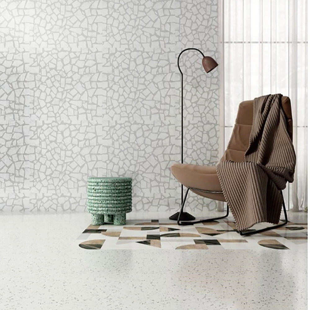 Custom Inorganic Terrazzo Bricks Artificial Marble Texture for Tough Flooring Durable Wall Tiles