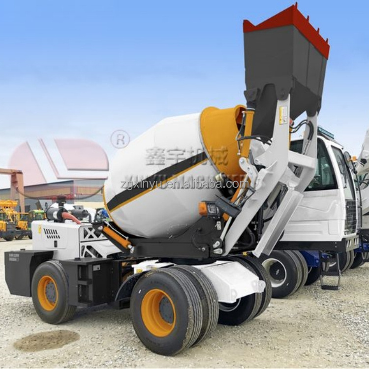 CE Self Loading Mobile Concrete Mixer Machine Self Loading Concrete Mixer Truck