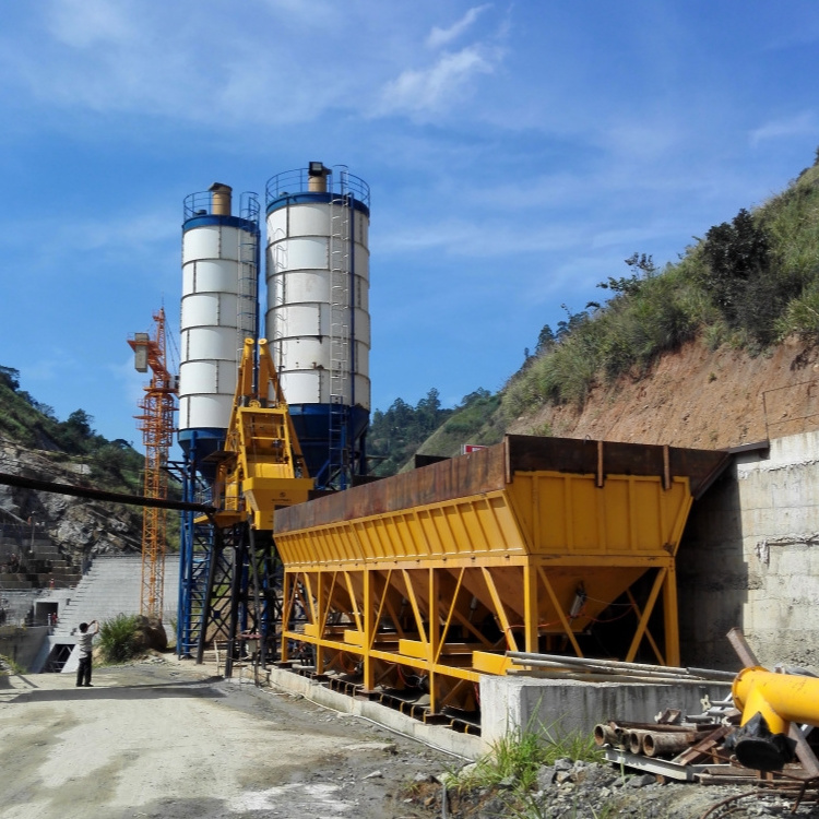 Concrete Batching Plant 4 Hopper Aggregate Batcher Planta Hormigon Concreteira