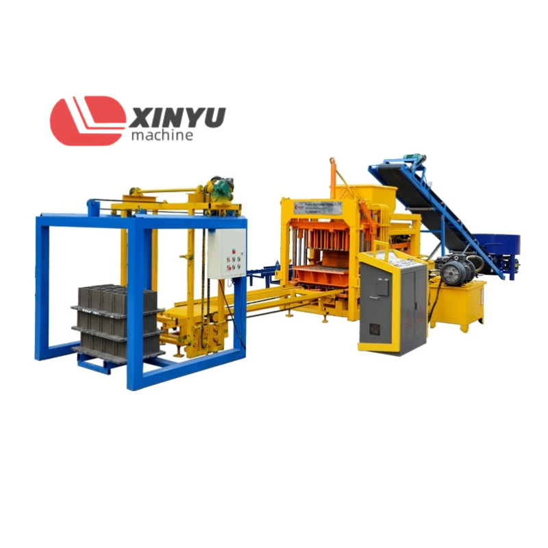 Small Scale Soil Red Clay Block Brick Making Machine Fully Automatic Interlocking Price for Make Bricks