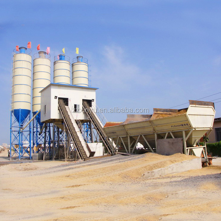 60m3 Ready Mix Cement Concrete Aggregate Batching Plant 120 Production Line Price List in Nigeria Egypt for Sale