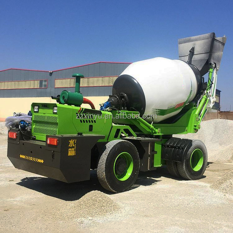 Mini Portable Self Loading Mobile Concrete Mixer Machine Truck Price Small Diesel Cement Mixer Car for Sale