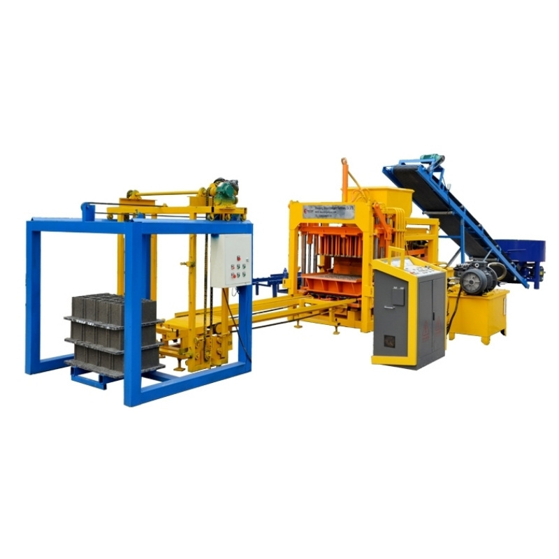 Cement Concrete Mud Clay Interlock Manual Bricks Making Automatic Machinery Concrete Block Machine