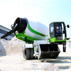 Mini Portable Self Loading Mobile Concrete Mixer Machine Truck Price Small Diesel Cement Mixer Car for Sale