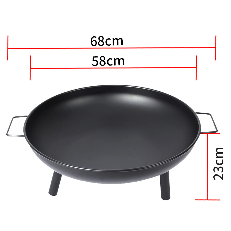 Tabletop Fire Pit For Indoor Outdoor Fire Bowl Small Portable Iron Wood Burning Heating Warm BBQ Grill Outdoor Fire Pit