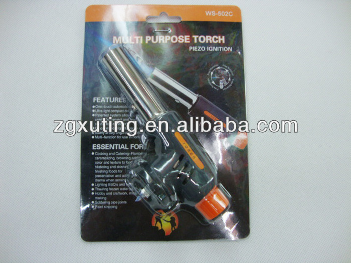 Portable mini gas torch butane gas torch