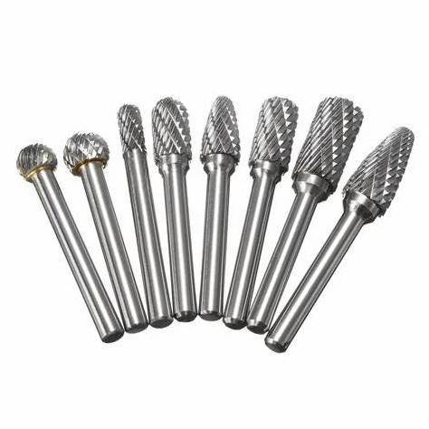 tungsten carbide rotary burs, solid carbide burrs