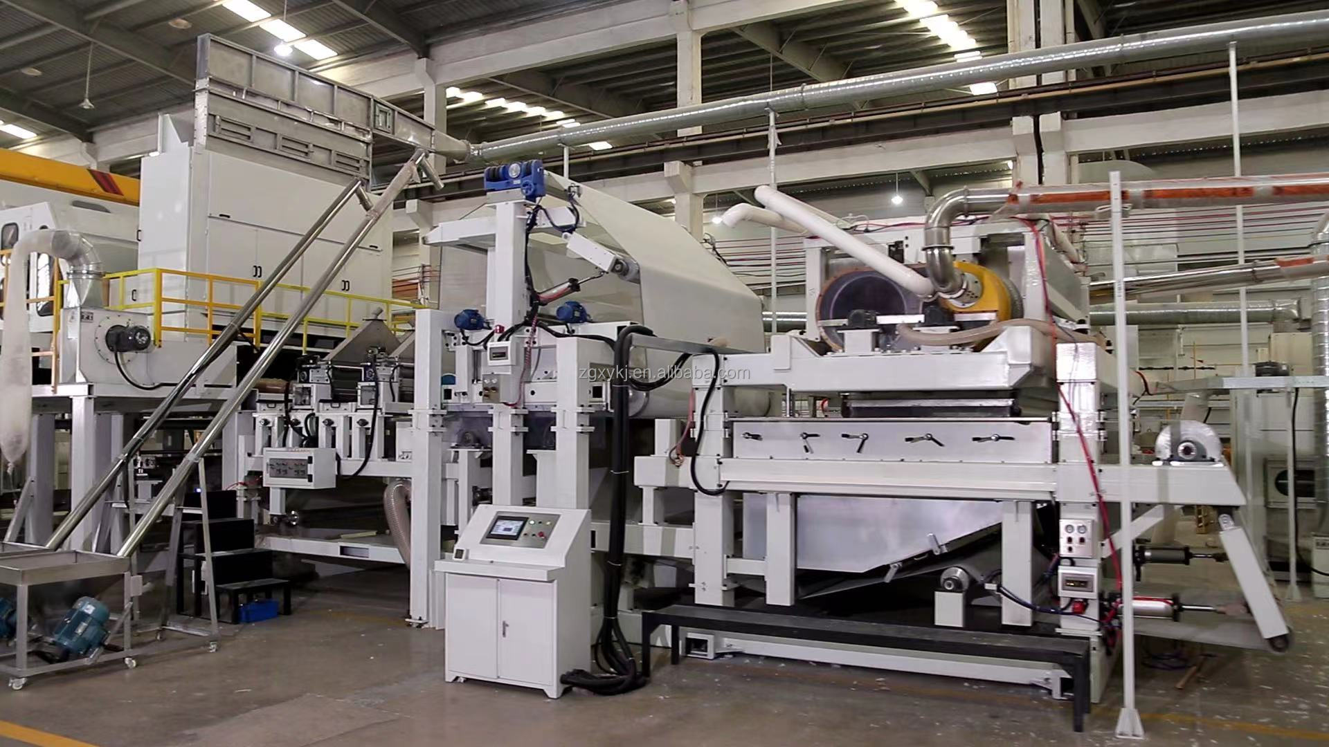 3-in-1 Full-automatic Baby Diaper and Sanitary Napkin Raw Material Complete Production Line Absorbent Sap Paper Making Machine