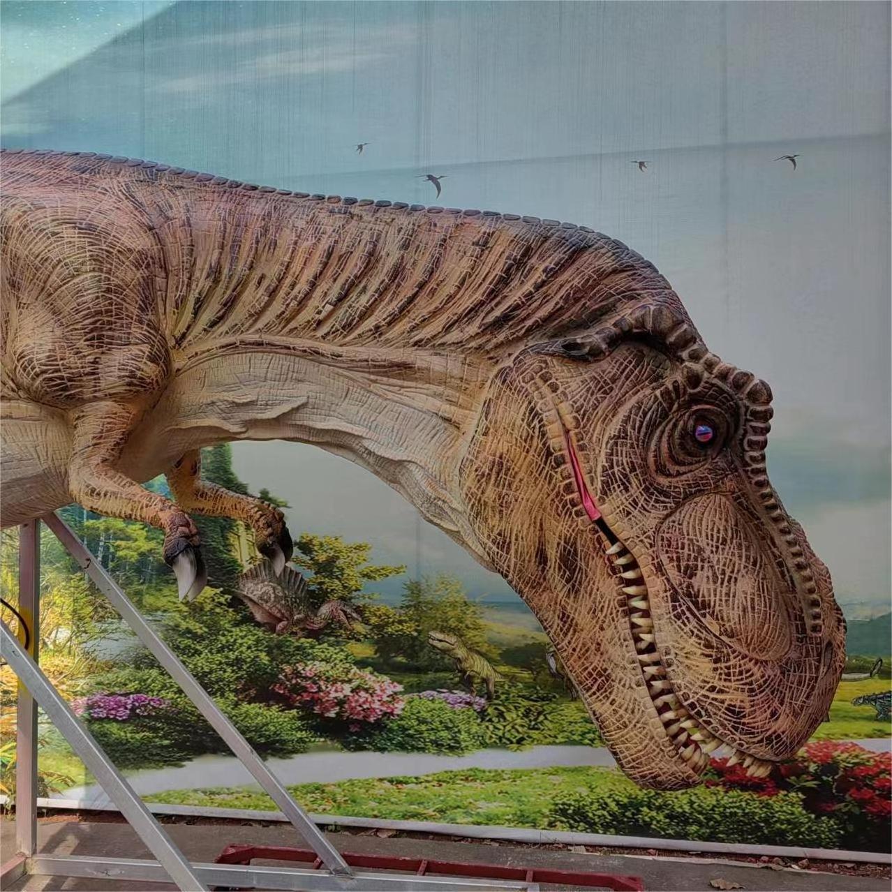 Outdoor animatronics dinosaur moving T-Rex head for sale