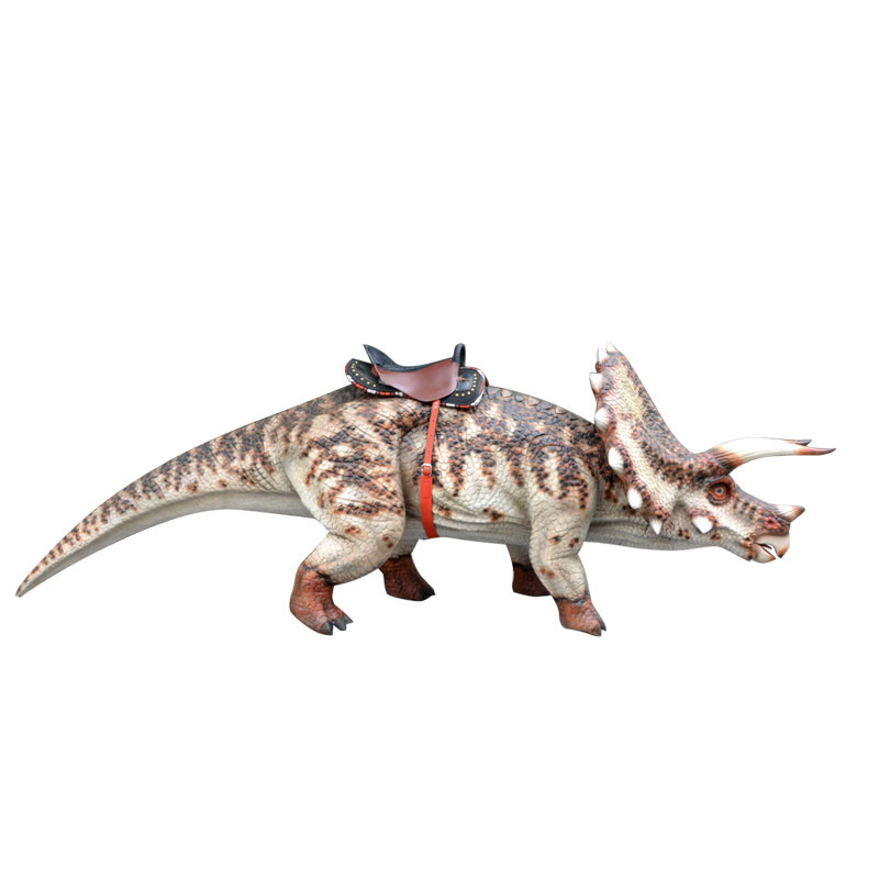 Life size ride on dinosaur robotic electric Walking animatronic dinosaur ride models