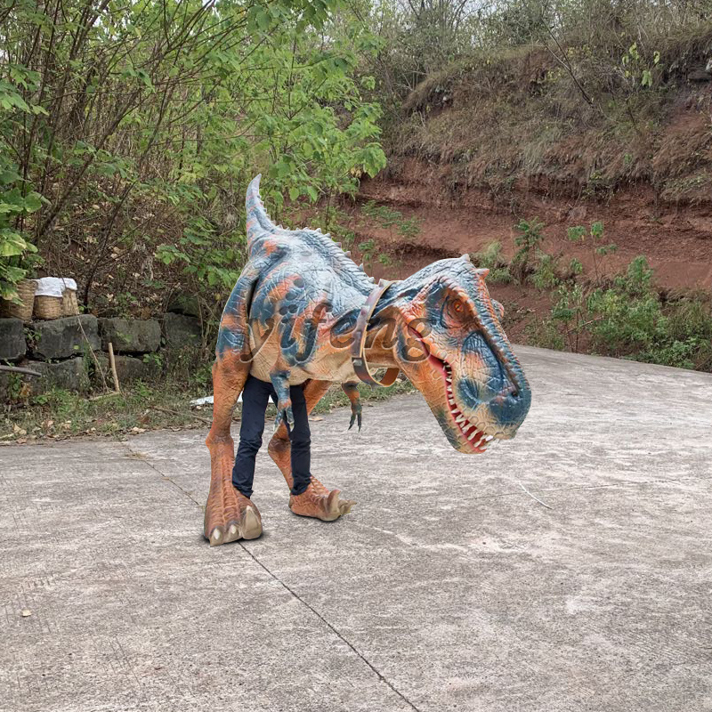 Life-size Dinosaur Costume 2023 Animatronic Realistic walking Robotic Dinosaur Costume