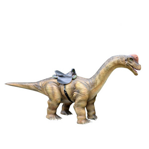 Life size ride on dinosaur robotic electric Walking animatronic dinosaur ride models